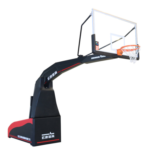 FIBA Approved Electric Portable Basketball Hoop Stand