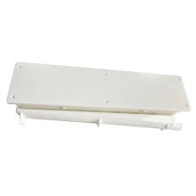 Universal installation white plastic box for air conditioner