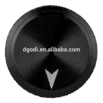 Black Aluminum Audio Guitar Amplifier Speaker DAC Sound Control Knob