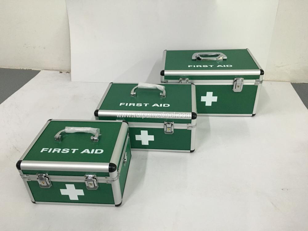 Aluminum Alloy First Aid Box with Locks and Handle