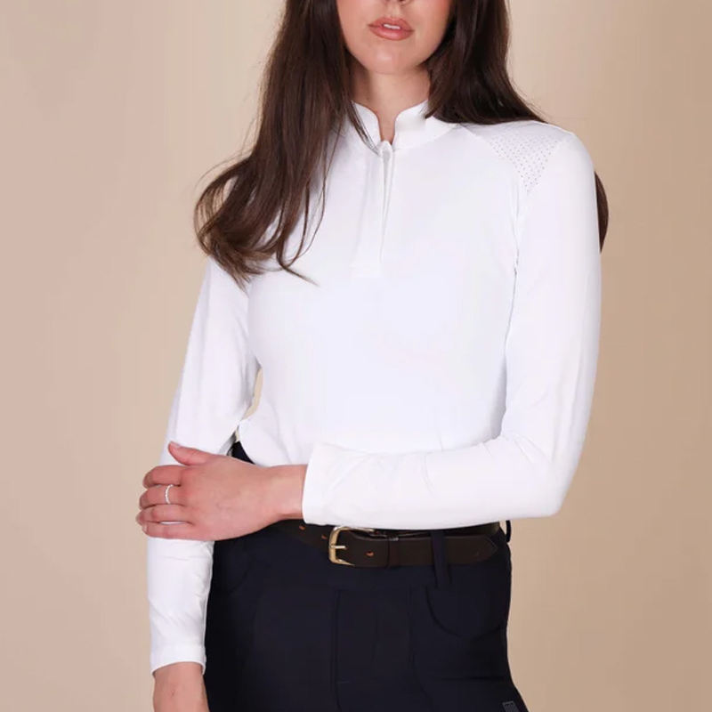  white Ladies Equestrian Base Layer