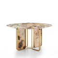 Restaurant Kitchen Table Marble Texture Dinning Table