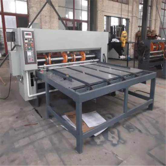 Manual rotary corrugated paper board slotting machine