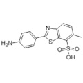 2- (4-Aminofenyl) -6-methyl-1,3-benzothiazool-7-sulfonzuur CAS 130-17-6