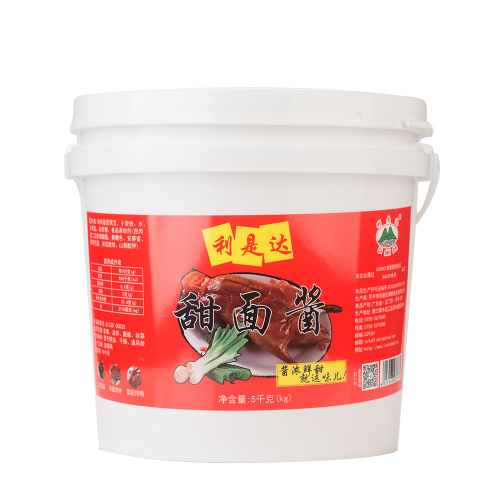 sweet bean sauce 5kg plastic drum