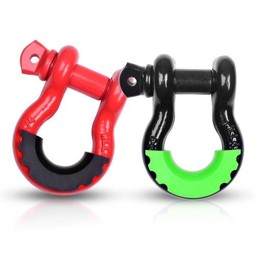 Amazon Good Sales Heavy Duty Forged 3/4 inch 4.75 Tons D Ring bow Shackle for Vehicle Recovery, Towing, Stump Removal