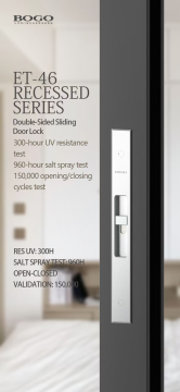 ET-46 Double-Sided Sliding Door Lock