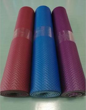 Tappetino sportivo NBR a doppio colore in rilievo