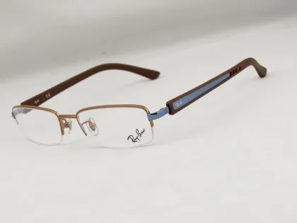 Half Rimless Red Ray Ban Glasses Frames For Women Rb6218 2691 51-18-140