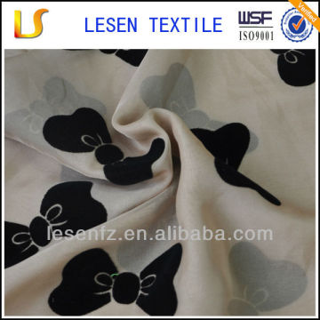 Lesen Textile fashion printed crinkle chiffon fabric