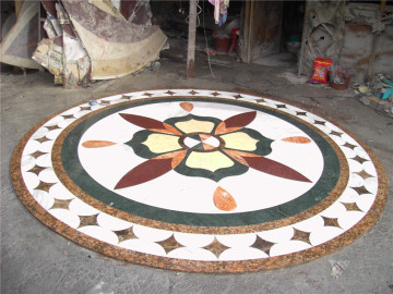 Waterjet Marble Floor Pattern with Factory Price