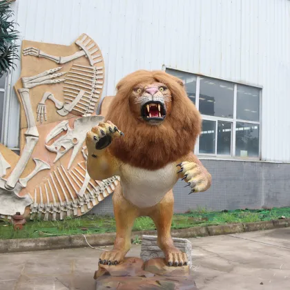 Realistic animatronic lion for sale