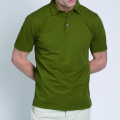 T-shirt de pólo de golfe personalizado cor lisa seca rápida