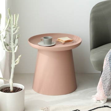 Modern Circular Plastic Coffee Table for Household Use