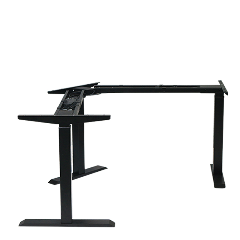 L-shaped Height Adjustable Standing Desk