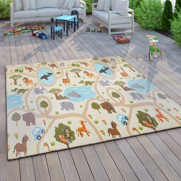 Extra Large XPE Play Mat with Sides and Toy Set - Waterproof and Foldable for Babies