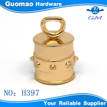 Light gold zinc alloy plain accessories for handbag