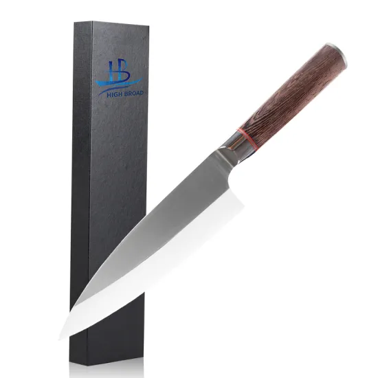 Japanese Fish Head Knife: Special Sashimi Knife with Chicken Wing Wood Handle for Sushi Restaurants