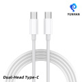 Kabel data pengisian daya cepat tipe C ganda