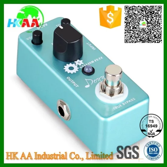 Precision Aluminum Alloy Housing OEM Electric Guitar Effect Pedal