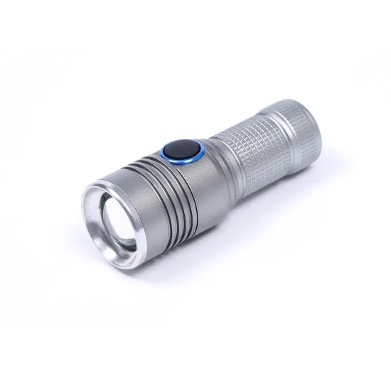 Super Bright Mini Rechargeable Zoom Flashlight: A Design-Led Pocket Solution