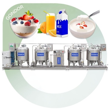 Mini -automatische zuivelapparatuur voor yoghurt en UHT -melkverwerking in China