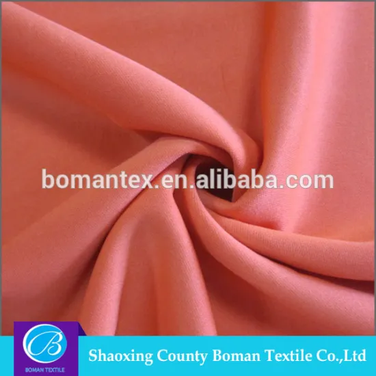 Wholesale 100% Polyester yarn dyed stretch 4 # scuba knitted fabric from China