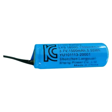 KC Certified Single 18500 Li-ion Rechargeable Battery: Custom OEM Solutions