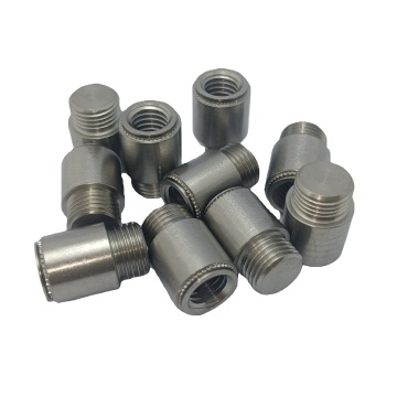 M10*1.0 Stainless Steel  Round  Threaded Knurled internal and external thread nuts