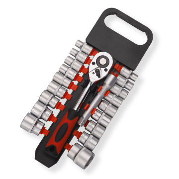 Gardening Tools Box: 20PCS 1/2" Dr Socket Wrench Set with Motorcycle Tools