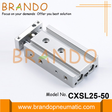 SMC Typ CXSL25-50 Doppelstangen-Luftpneumatikzylinder