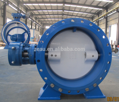 double flange eccentric butterfly valve