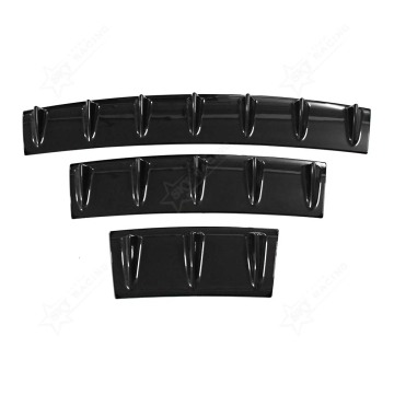 Universal Car Rear Bumper Lip Spoiler Diffuser - Anticollision Protector Chassis Trim