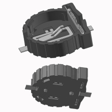 CR1220 COIN Cell Battery حامل SMT PCB تصاعد