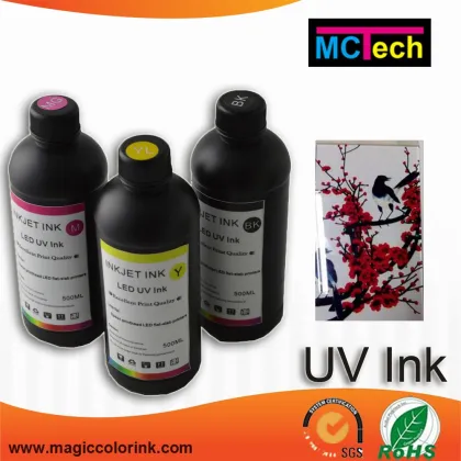 Bottle packing Flexible LED UV ink for Mimaki JFX1631 printer