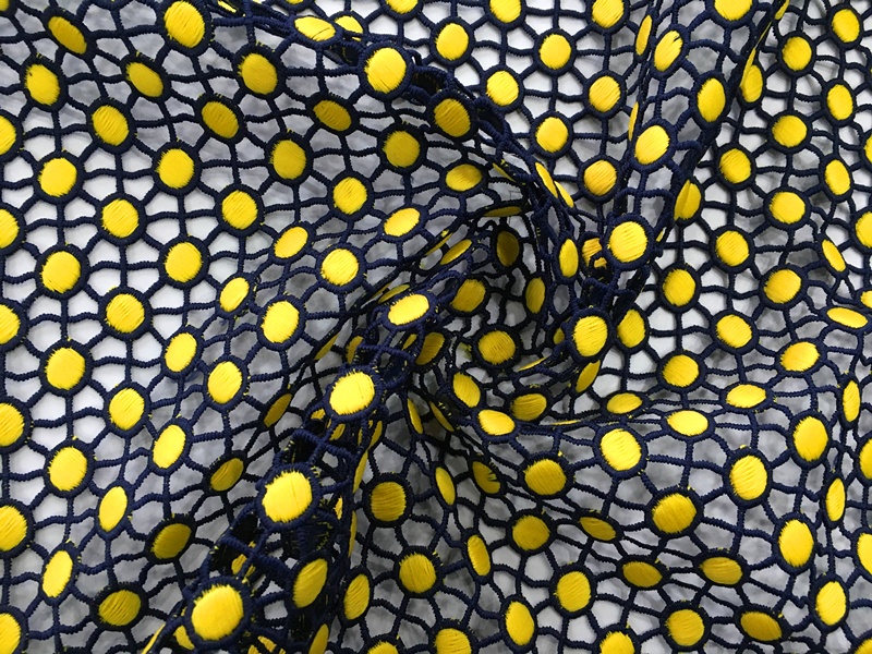 Milky Yarn Chemical Lace Fabric