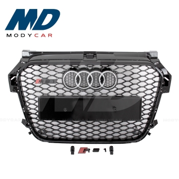RS1 Style PP Front Car Grilles for 2011-2014 Audi A1 S1