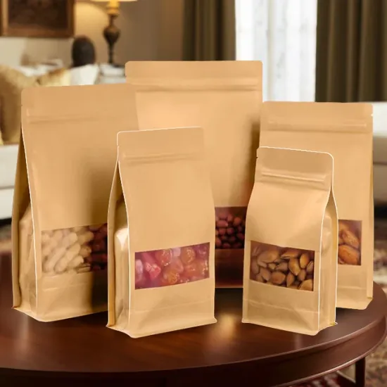 Kraft Stand Up Pouches