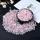 Multi Size Natural Rose Quartz Chips Bead Tumbled Stone Irregular Shaped Healing Crystal Loose Beads for Home Decoration