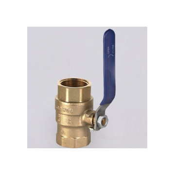 Brass ball valve with Aluminum or iron handle (V71024)