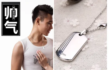 2017 Fashion Stainless Steel Pendant Jewelry Necklace Male Pendant/Jewelry