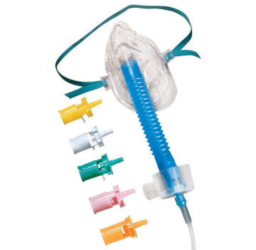 Disposable PVC Adjustable Venturi Mask with Oxygen Tube