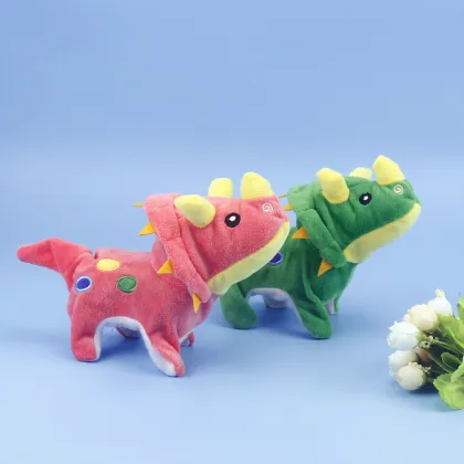Children's electric toys Dinosaur Plush toys Unicorn dinosaur soft plush fabric children's pet toys fun