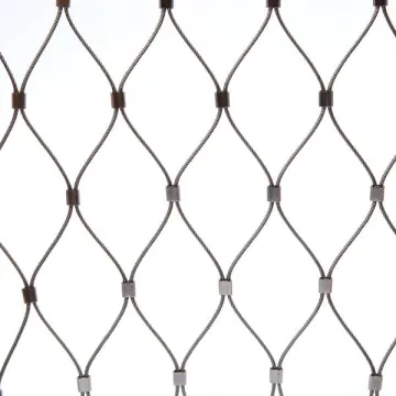 Stainless Steel Cable Mesh Net - 316L 1.5mm 40*70mm Ferrule Wire Rope Net