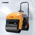 High efficiency small full hydraulic vibration double drum diesel asphalt road roller