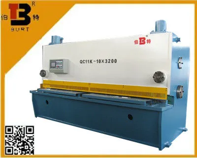 QC11K-10x3200 CNC hydraulic plate shear