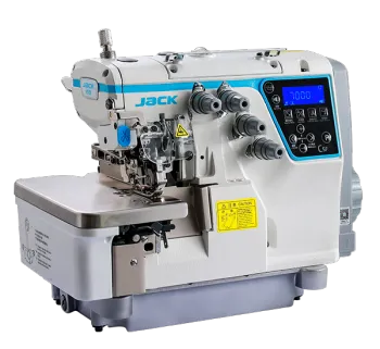 Jack C5F Stable Light Overlock Sewing Machine: Quick Adjust and Automatic Function
