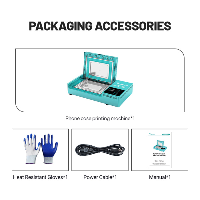 Mesin pencetakan penutup case ponsel khusus