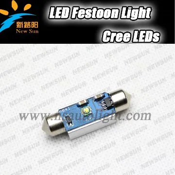 auto led dome light, blue/yellow/green/red/white C5W led canbus bulbs