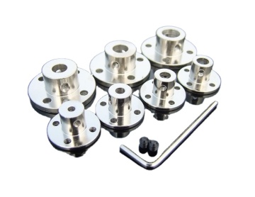 Pipe Fitting Steel Hub Mount Shaft Collar Flange Coupling: Sizes 3/4mm to 14mm